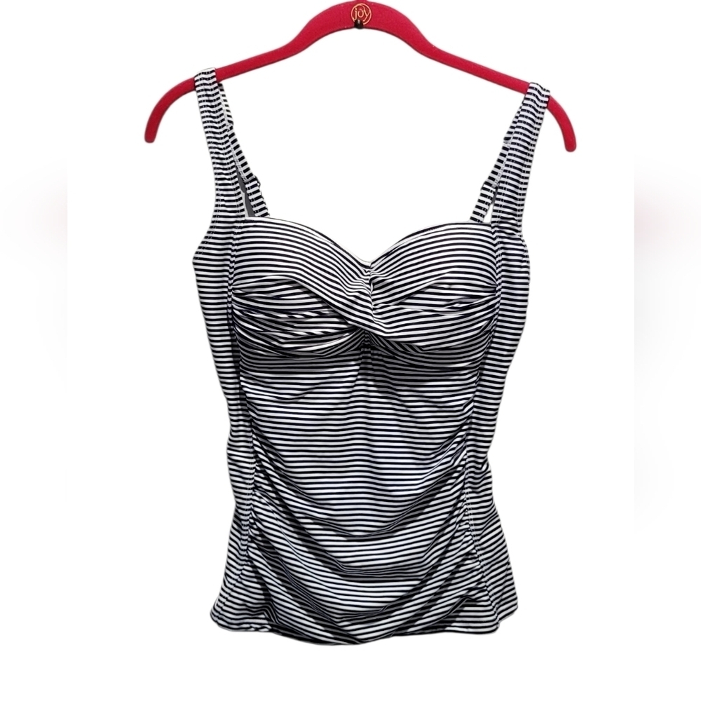 NipTuck Swim Sorrento Stripe Tankini Top – Size US 8 (AU/UK 12)